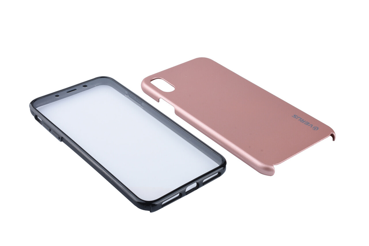 Backcover 360 voor Apple iPhone Xs Max - Rose Gold Backcover 360 voor Apple iPhone Xs Max - Rose Gold