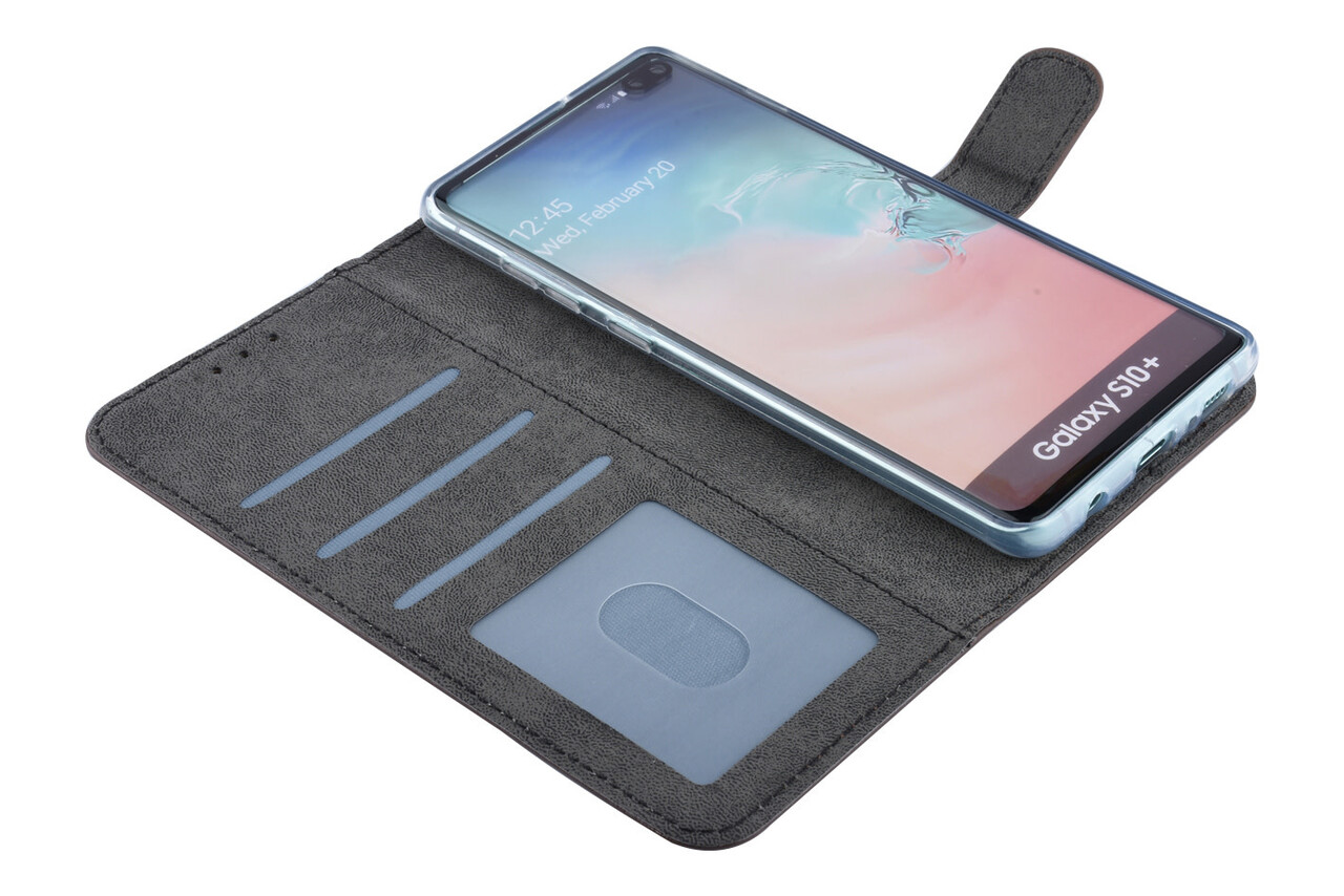 Samsung Galaxy S10+ Titulaire de la carte Marron Book type housse - Fermeture magnétique Samsung Galaxy S10+ Titulaire de la carte Marron Book type housse - Fermeture magnétique
