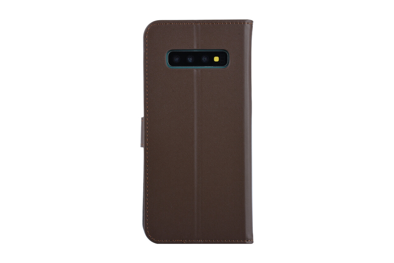 Samsung Galaxy S10+ Titulaire de la carte Marron Book type housse - Fermeture magnétique Samsung Galaxy S10+ Titulaire de la carte Marron Book type housse - Fermeture magnétique
