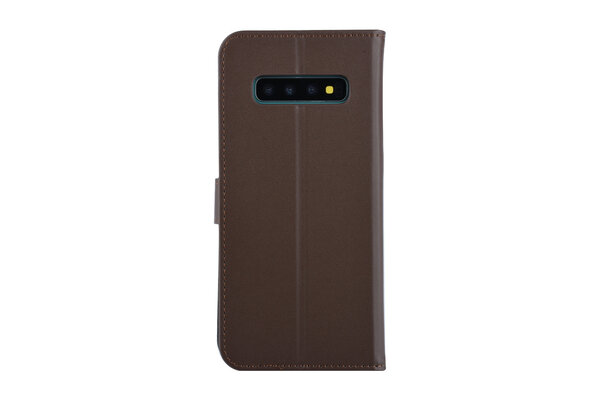 Samsung Galaxy S10+ Titulaire de la carte Marron Book type housse - Fermeture magnétique Samsung Galaxy S10+ Titulaire de la carte Marron Book type housse - Fermeture magnétique