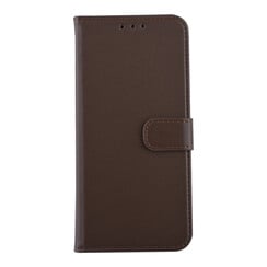 Samsung Galaxy S10+ Kartenhalter Braun Book-Case hul -Magnetverschluss - Kunststof;TPU