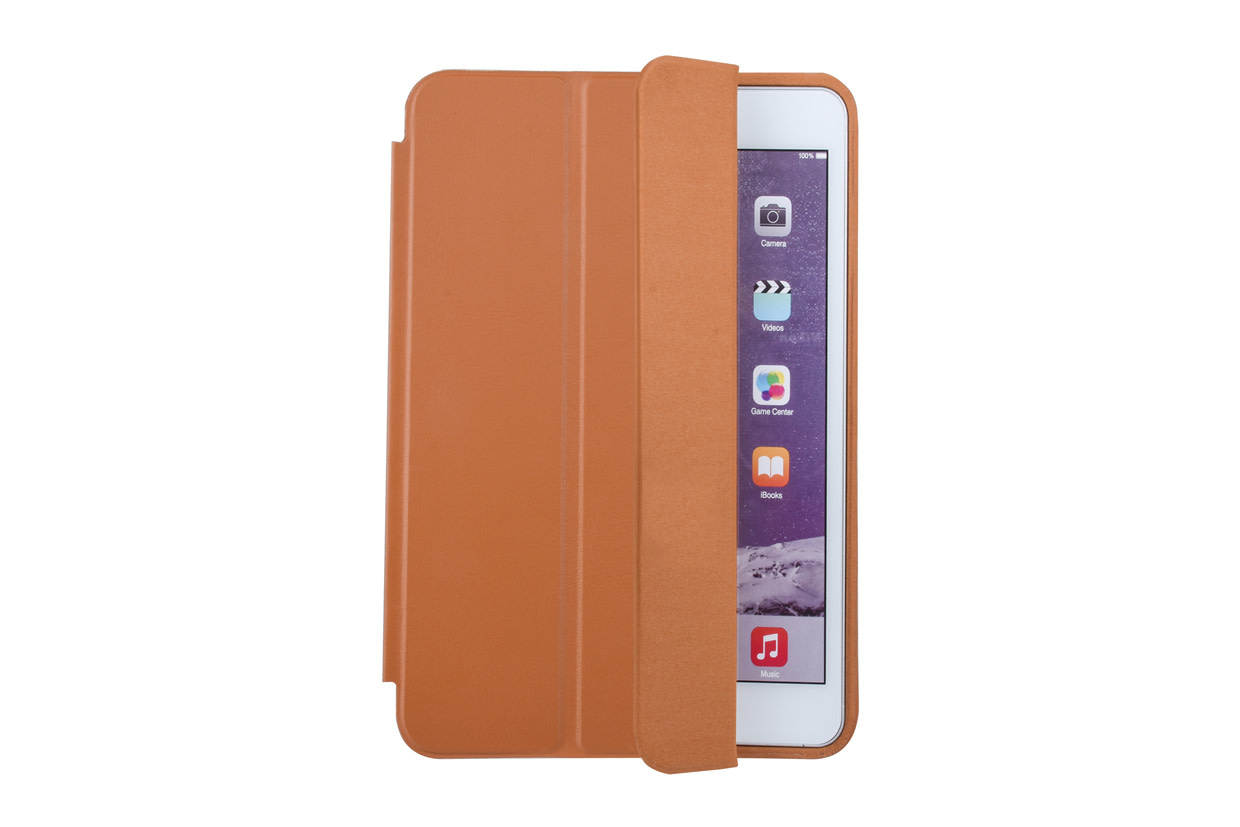 Apple iPad Mini 2-3 Bruin Smart Case - Book Case Tablethoes, foto 4 van 6