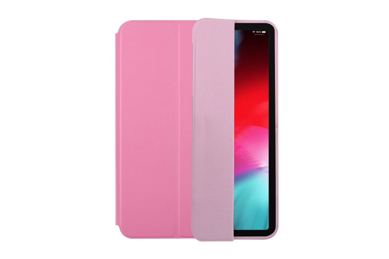 Apple iPad Pro 12.9 (2018) Roze Smart Case - Book Case Tablethoes, foto 3 van 6