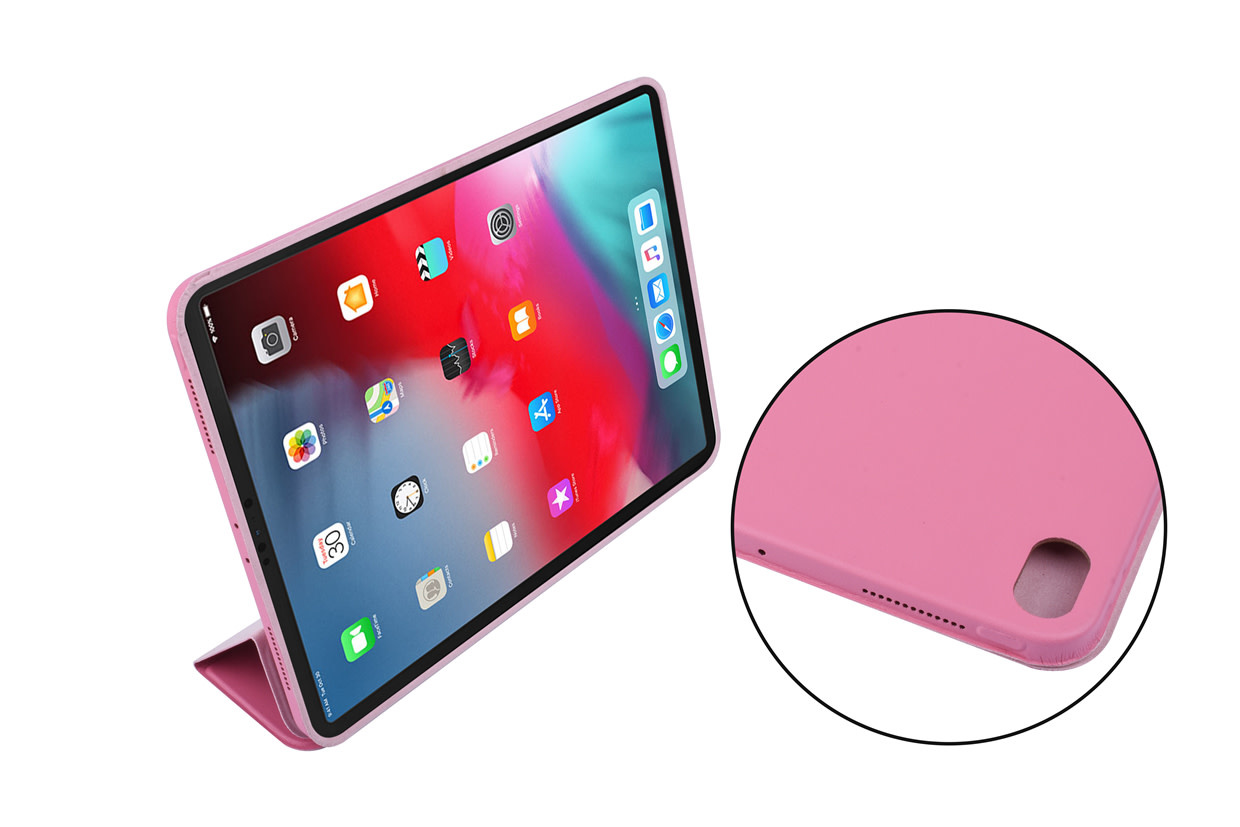 Apple iPad Pro 12.9 (2018) Roze Smart Case - Book Case Tablethoes, foto 6 van 6