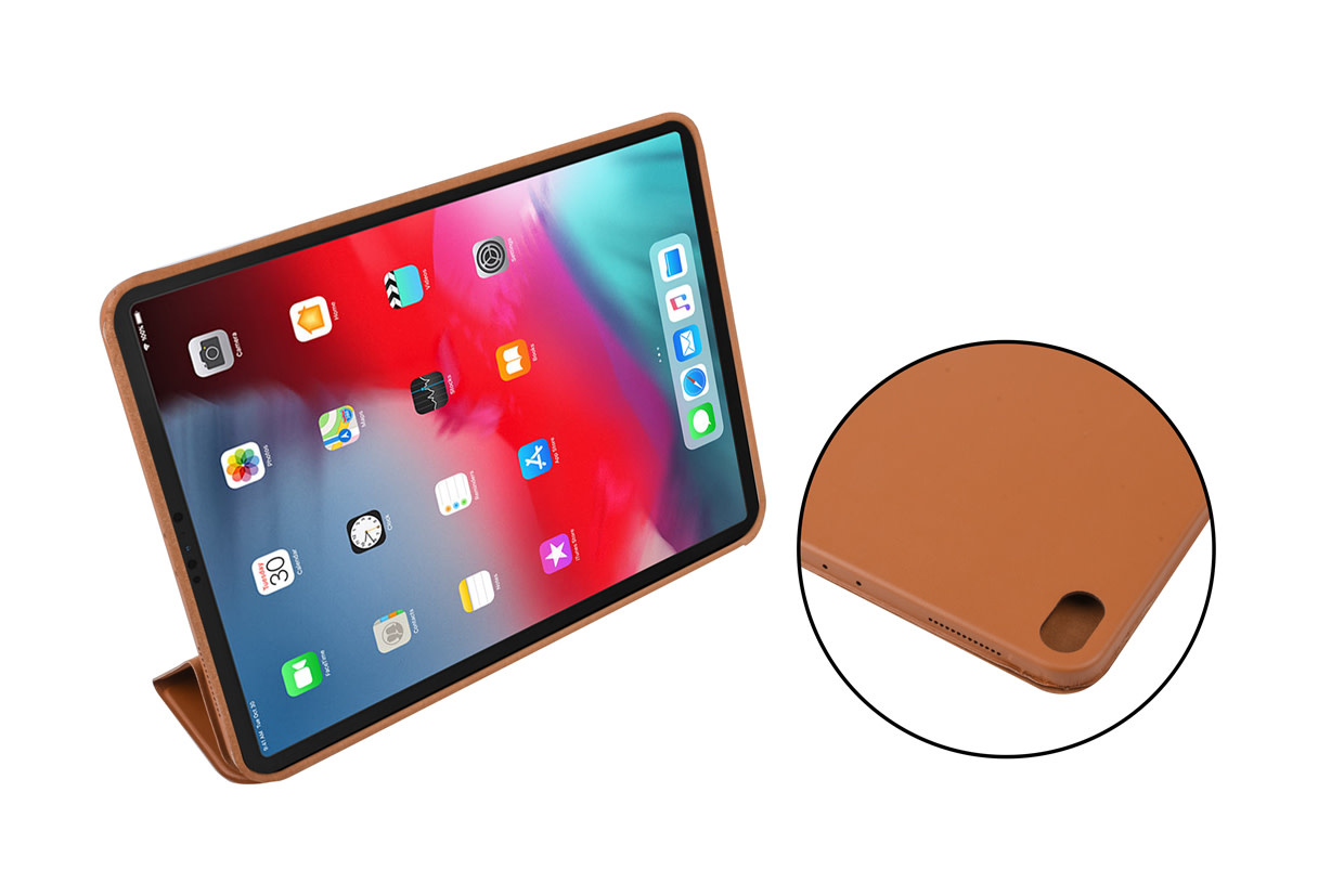 Apple iPad Pro 12.9 (2018) Bruin Smart Case - Book Case Tablethoes, foto 5 van 6