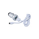 UNIQ Accessory UNIQ Accessory Autolader Micro 2x USB - Zilver UNIQ Accessory UNIQ Accessory Autolader Micro 2x USB - Zilver
