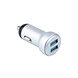 UNIQ Accessory UNIQ Accessory Car charger for Apple Lightning 2x USB - Silver UNIQ Accessory UNIQ Accessory Car charger for Apple Lightning 2x USB - Silver