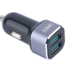 UNIQ Accessory Voiture Chargeur pour Micro USB -(EU Garantie) Noir