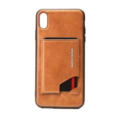 Pierre Cardin Silikonhülle für iPhone XR - Braun