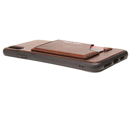 Pierre Cardin Pierre Cardin silicon coque pour iPhone XR - D Marron