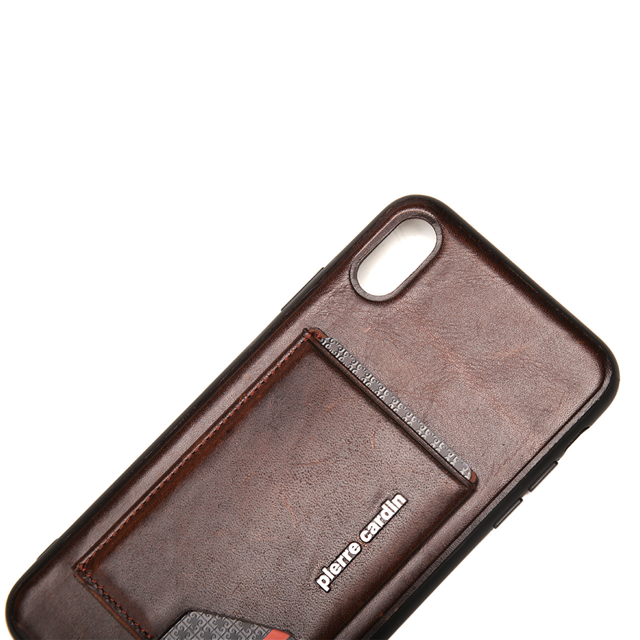 Pierre Cardin Pierre Cardin backcover voor iPhone XR - D Bruin, foto 5 van 5