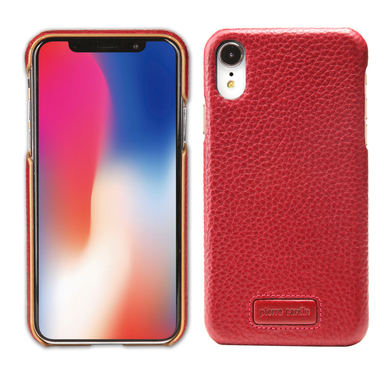 Pierre Cardin Pierre Cardin backcover voor iPhone XR - Rood, foto 2 van 4