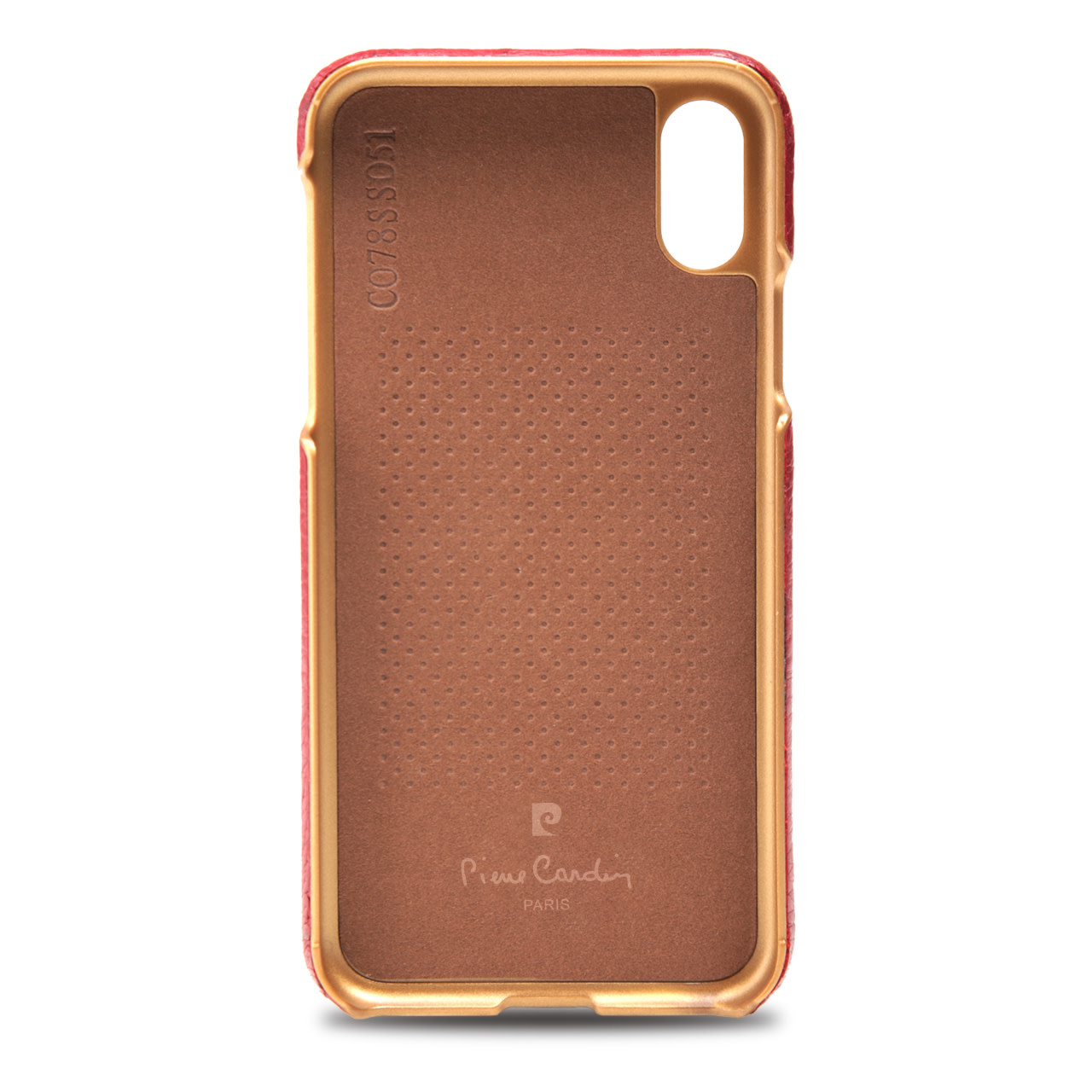 Pierre Cardin Pierre Cardin backcover voor iPhone XR - Rood, foto 3 van 4