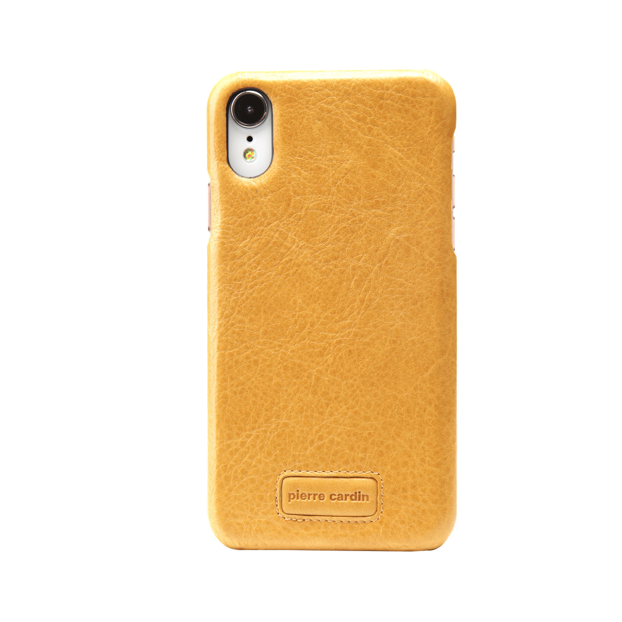 Pierre Cardin Pierre Cardin backcover voor iPhone XR - Geel