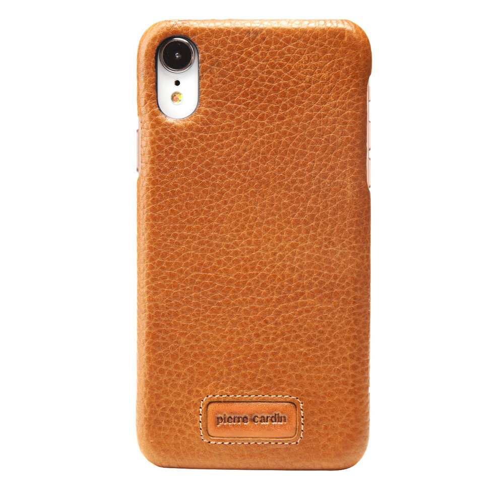 Pierre Cardin Pierre Cardin Silikonhülle für iPhone XR - Braun Pierre Cardin Pierre Cardin Silikonhülle für iPhone XR - Braun