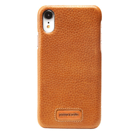 Pierre Cardin Pierre Cardin back cover for iPhone XR - Brown Pierre Cardin Pierre Cardin back cover for iPhone XR - Brown