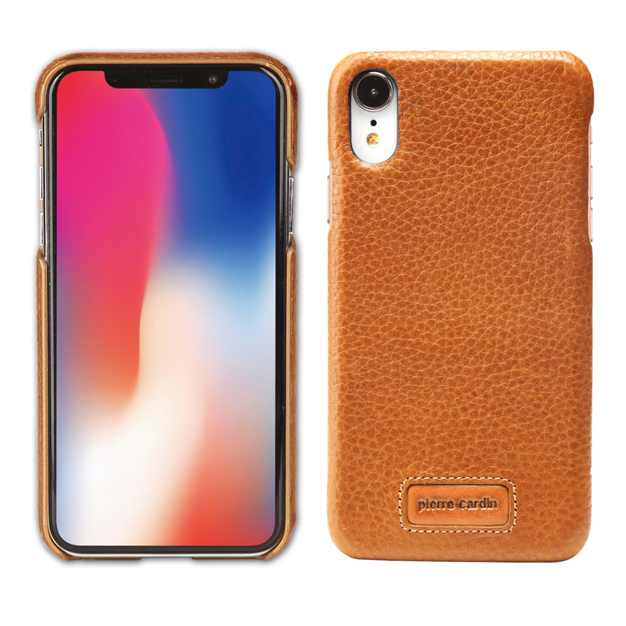 Pierre Cardin Pierre Cardin backcover voor iPhone XR - Bruin, foto 2 van 5