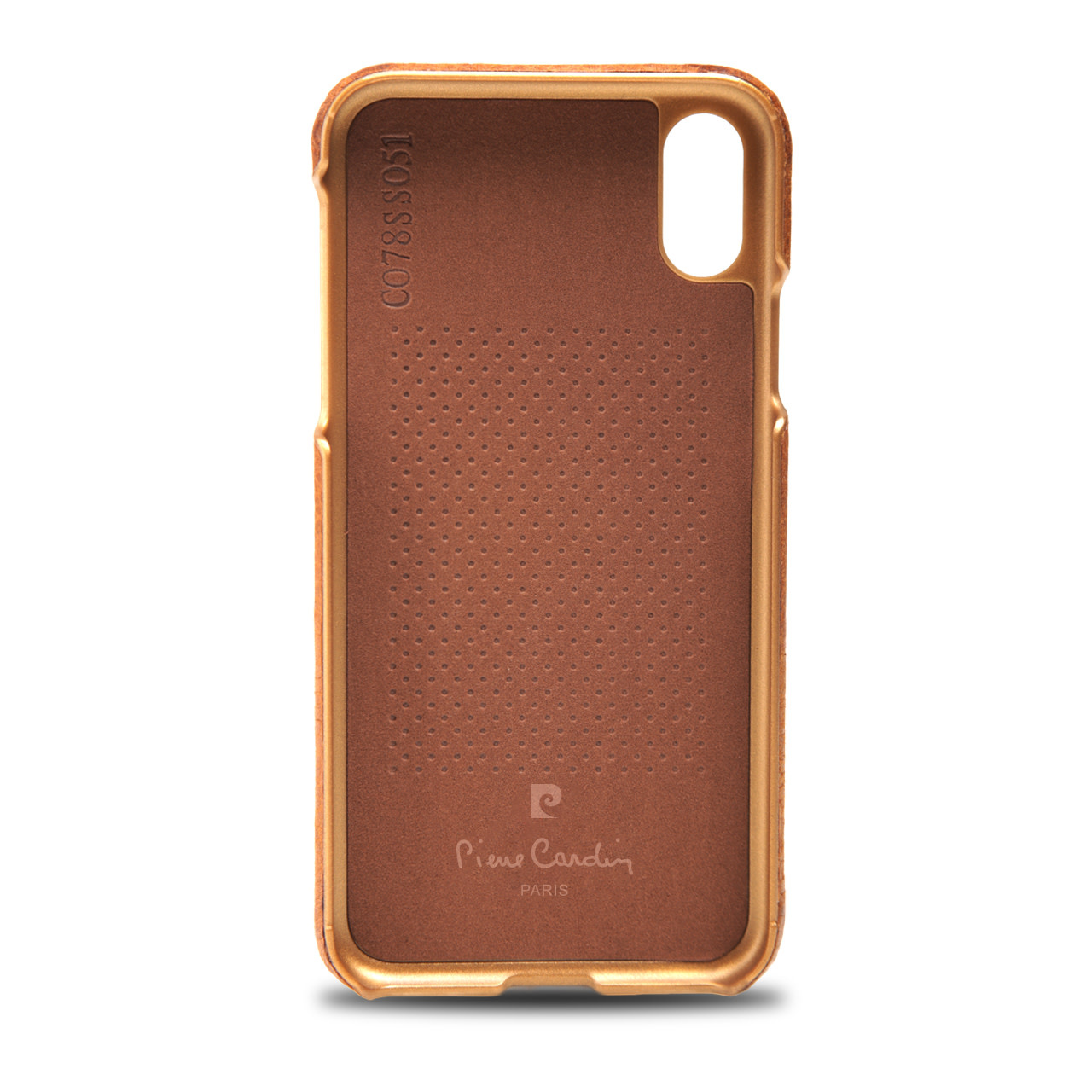 Pierre Cardin Pierre Cardin backcover voor iPhone XR - Bruin, foto 3 van 5