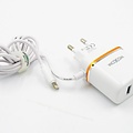 Moxom thuislader - Apple Lightning 2.4A - Wit