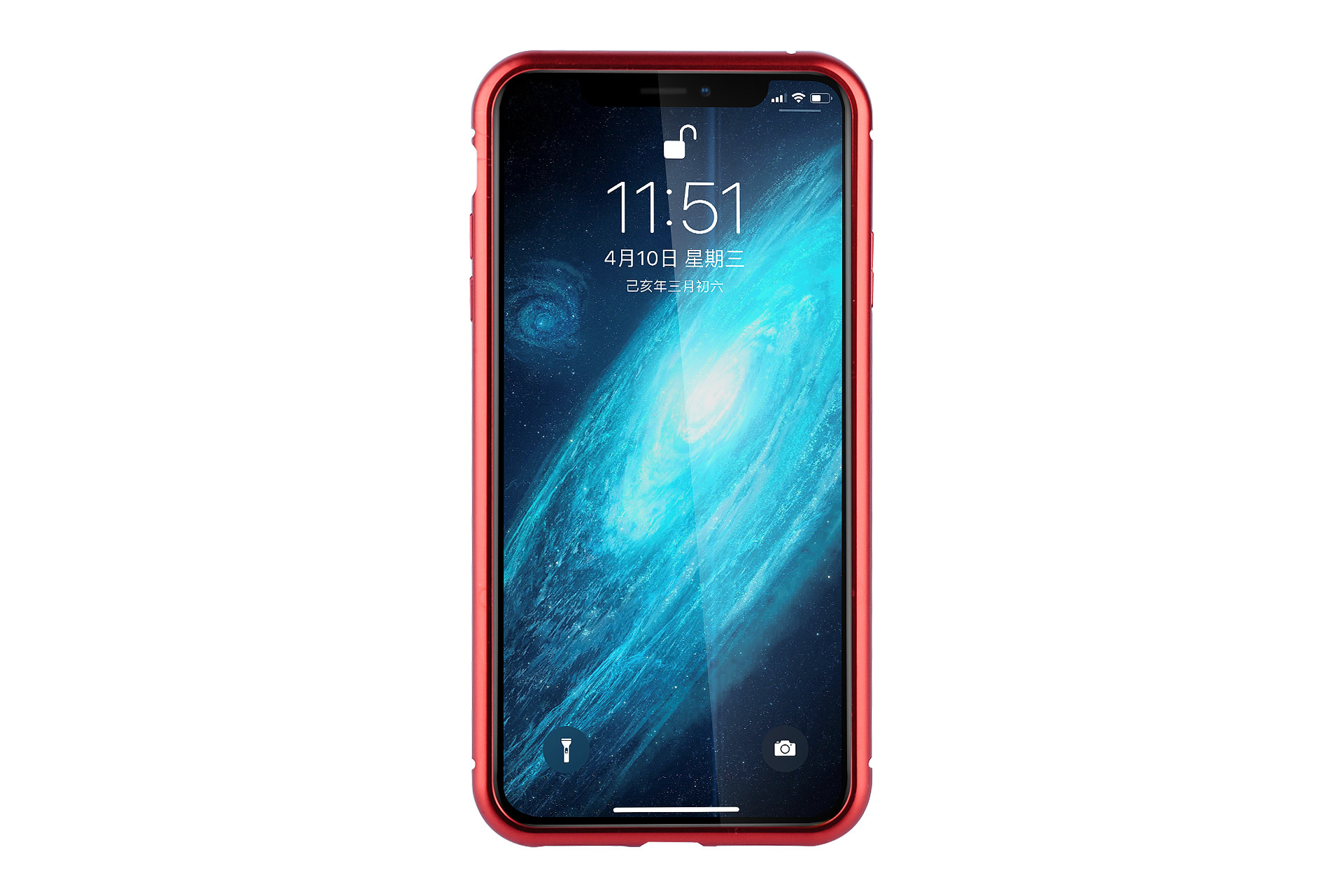 Backcover voor Apple iPhone Xs Max - Rood, foto 4 van 6