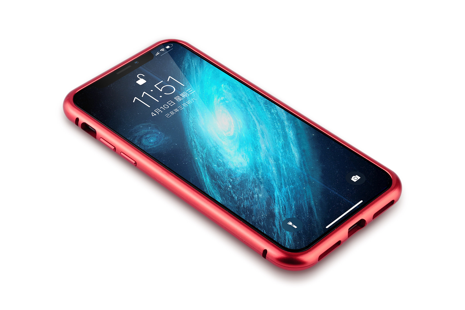 Backcover voor Apple iPhone Xs Max - Rood, foto 5 van 6