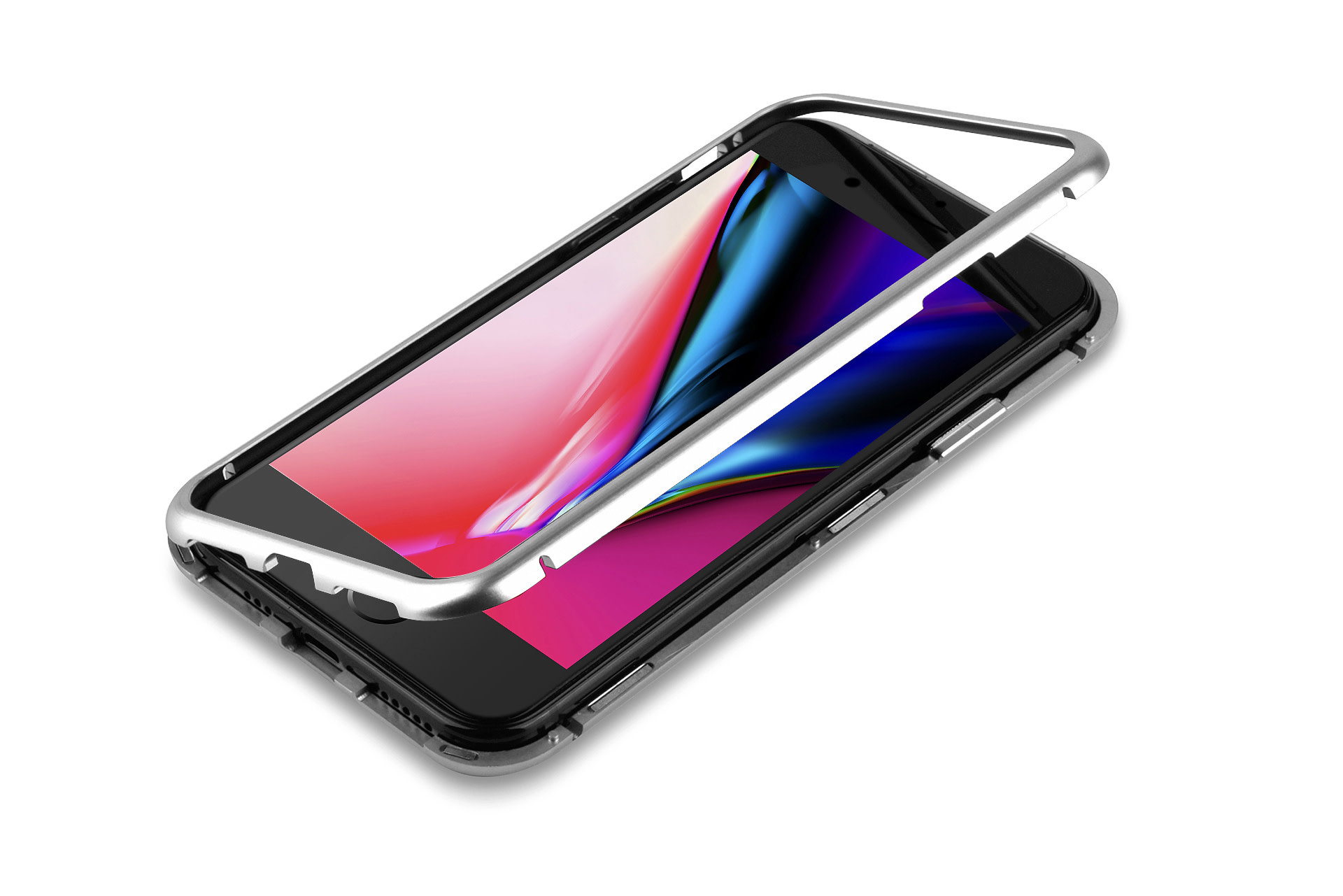 Back cover voor iPhone 7-8 Plus - Zilver, foto 2 van 4