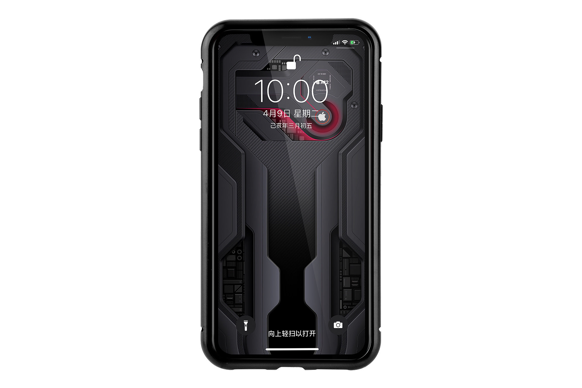 Back cover hoesje voor iPhone X-Xs - Zwart, foto 4 van 6