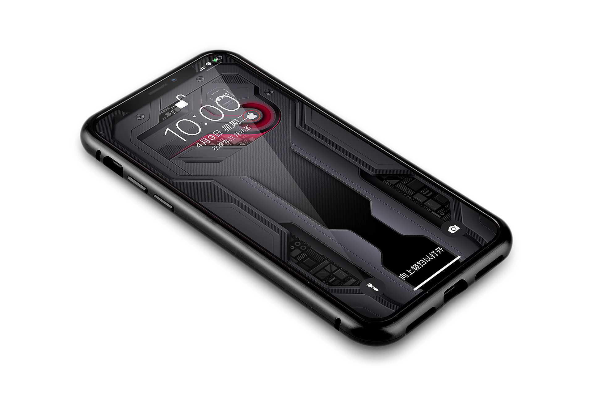 Back cover hoesje voor iPhone X-Xs - Zwart, foto 5 van 6