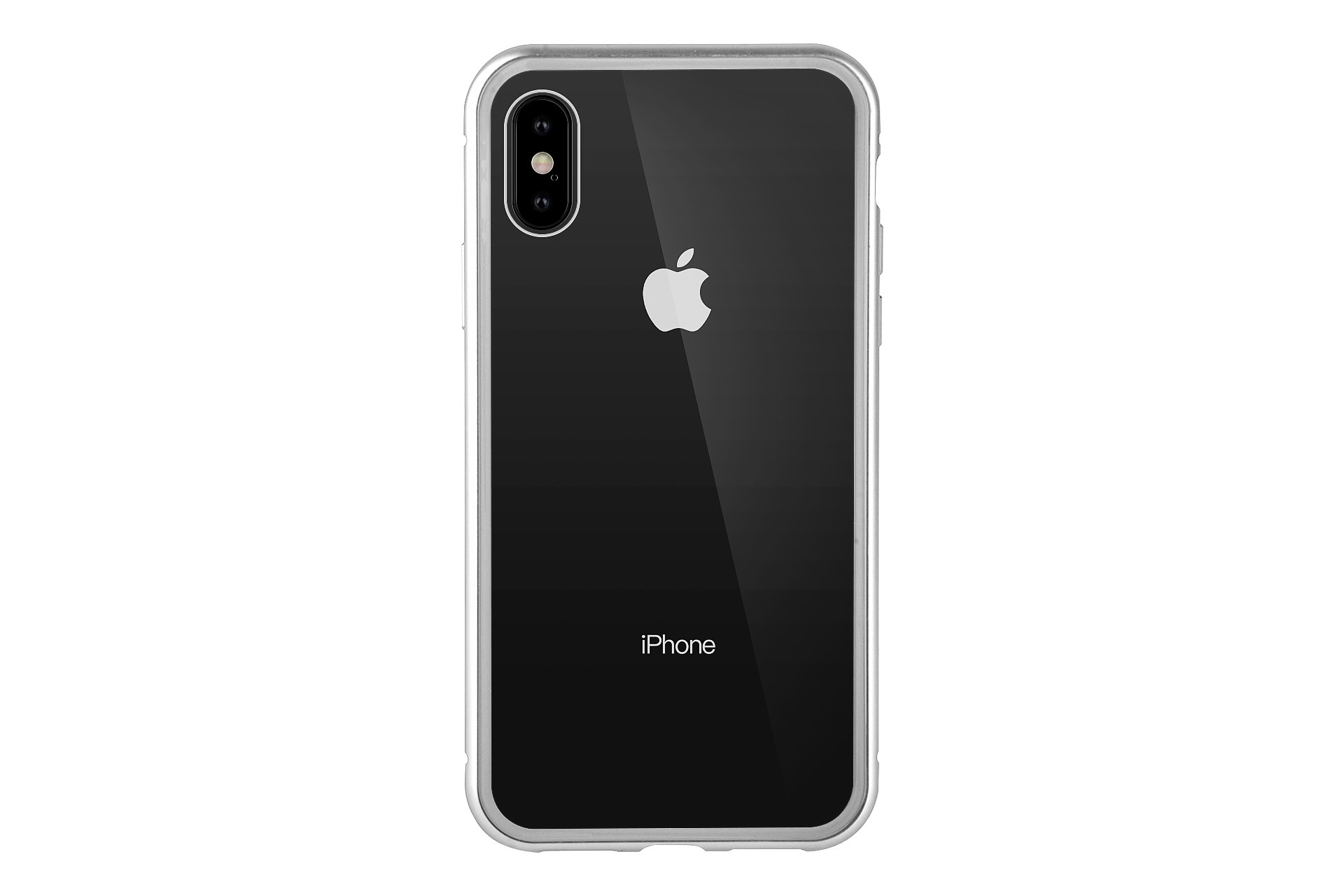 Backcover voor Apple iPhone X-Xs - Zilver, foto 2 van 6