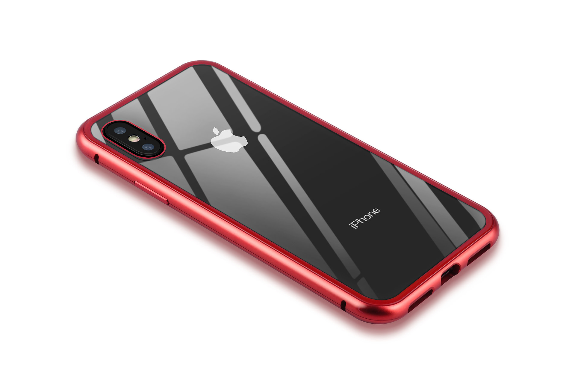 Backcover hoesje voor de iPhone X-Xs - Rood, foto 4 van 6