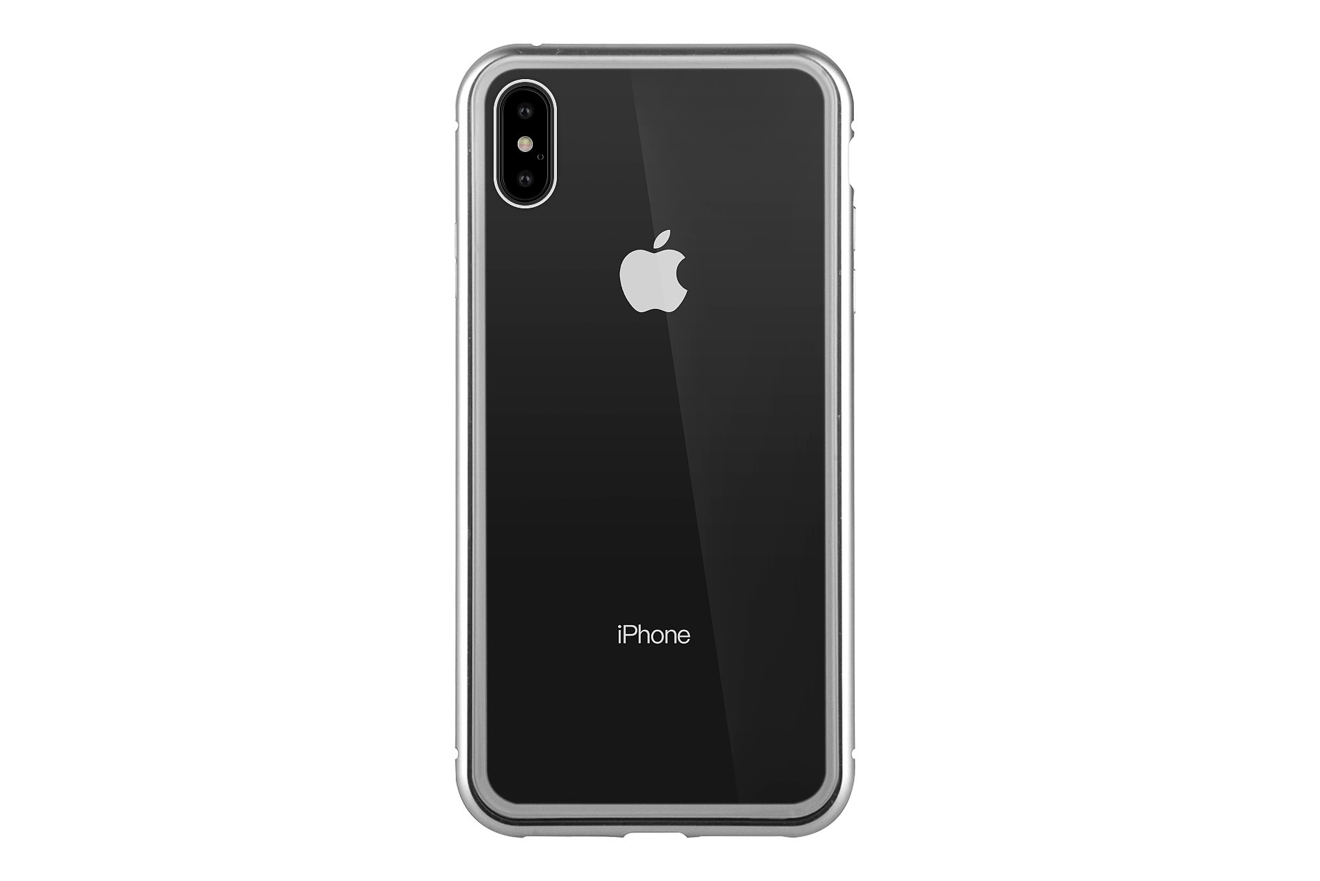 Backcover voor Apple iPhone Xs Max - Zilver, foto 3 van 6
