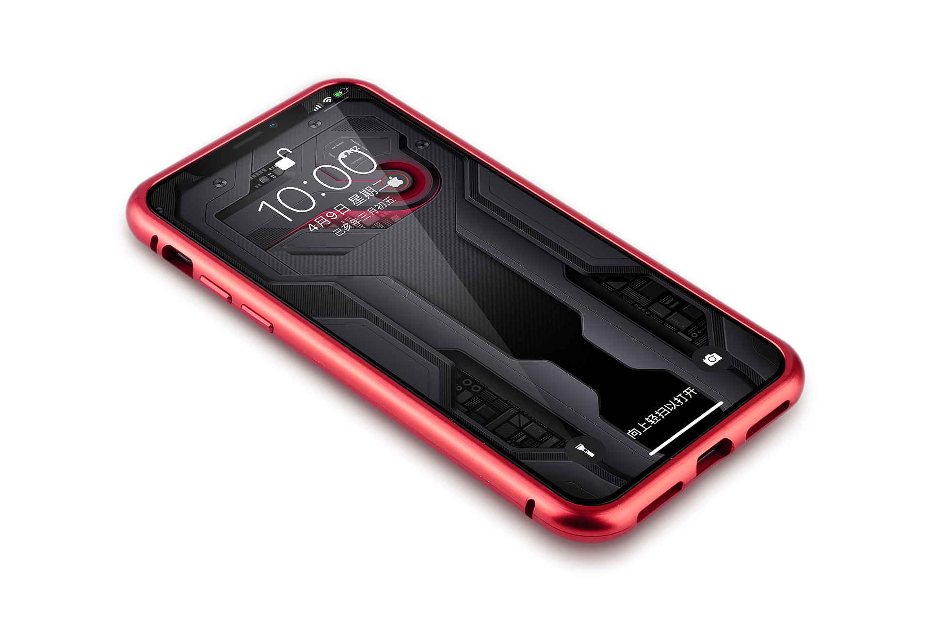 Backcover hoesje voor de iPhone X-Xs - Rood, foto 5 van 6