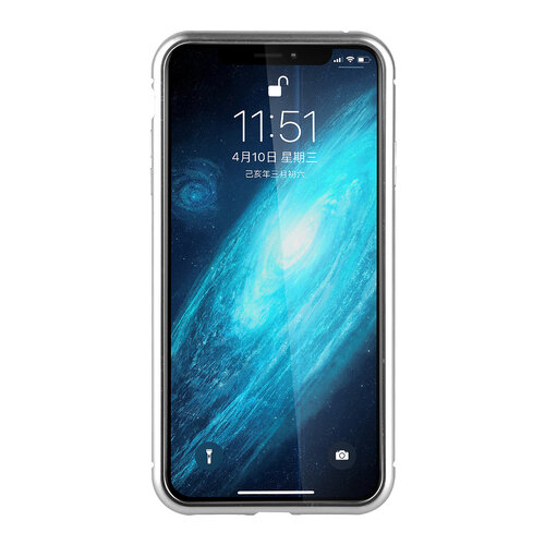 Coque pour iPhone Xs Max - Argent