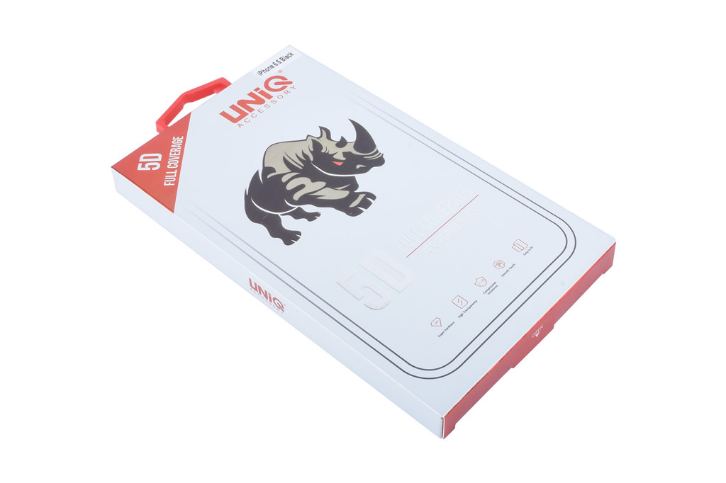 UNIQ Accessory Screenprotector voor Apple iPhone Xs Max & iPhone 11 Pro Max - Zwart, foto 3 van 4