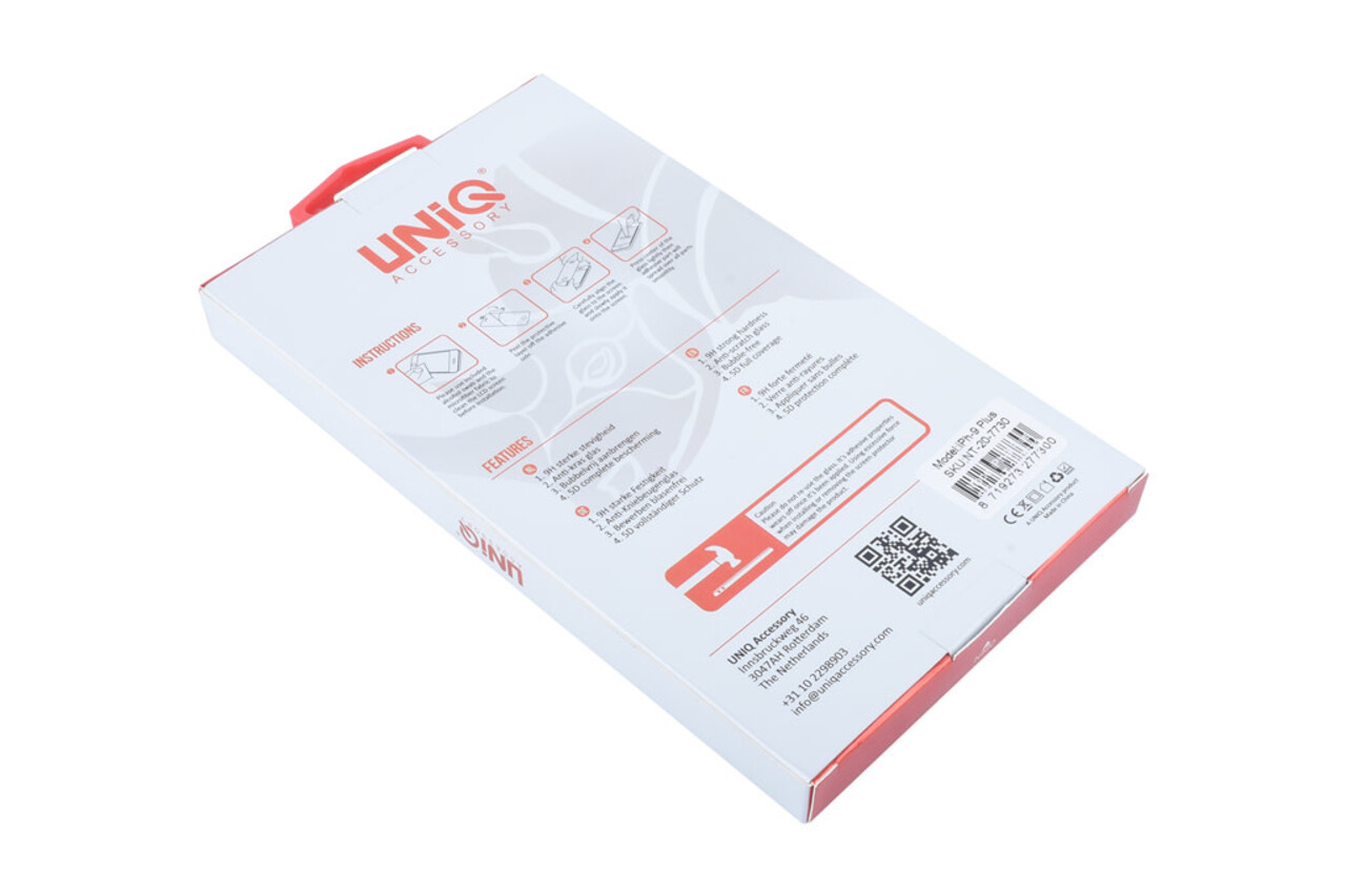 UNIQ Accessory Smartphone screenprotector for iPhone Xs Max & iPhone 11 Pro Max - Black UNIQ Accessory Smartphone screenprotector for iPhone Xs Max & iPhone 11 Pro Max - Black