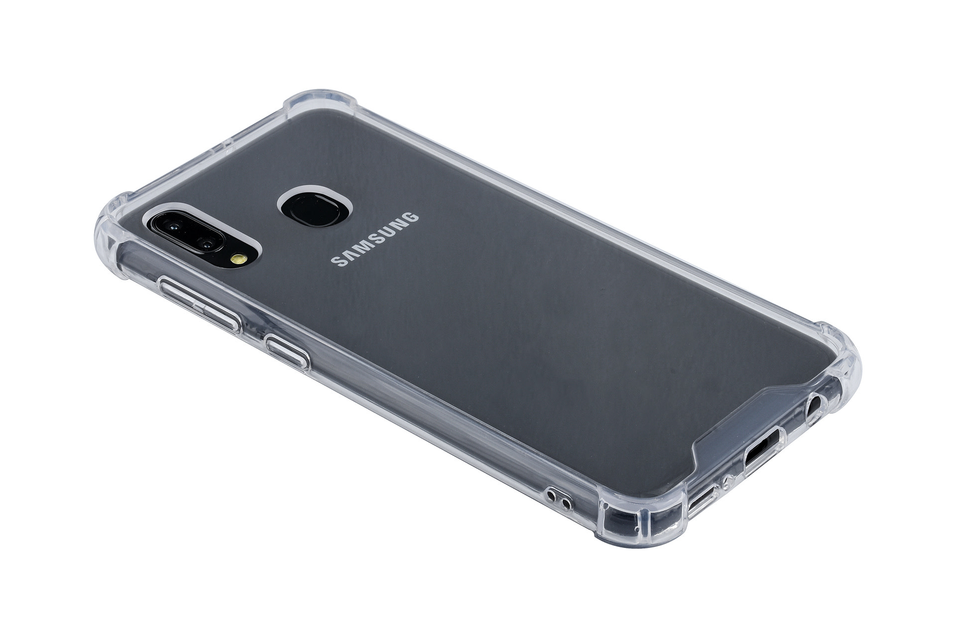 Samsung Galaxy A30 Hard Crystal Hoesje - Transparant, foto 3 van 4