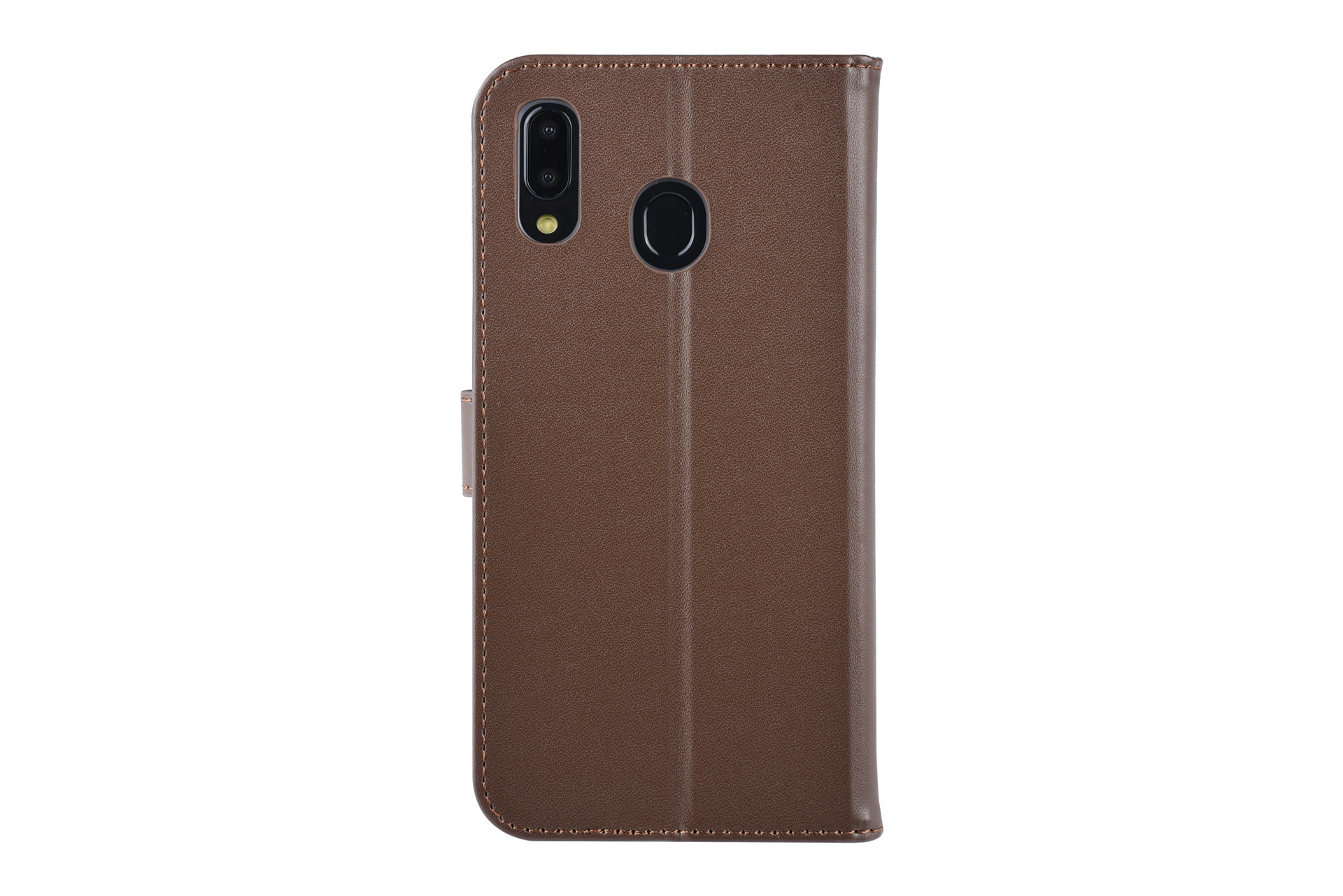 Bruin hoesje Samsung Galaxy A20 Book Case - Pasjeshouder - Magneetsluiting (A205F), foto 2 van 6
