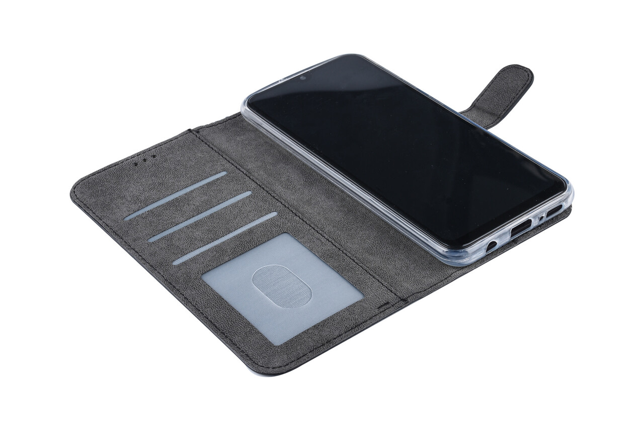 Samsung Galaxy A30 Kartenhalter Schwarz Book-Case hul -Magnetverschluss - Kunststof;TPU Samsung Galaxy A30 Kartenhalter Schwarz Book-Case hul -Magnetverschluss - Kunststof;TPU