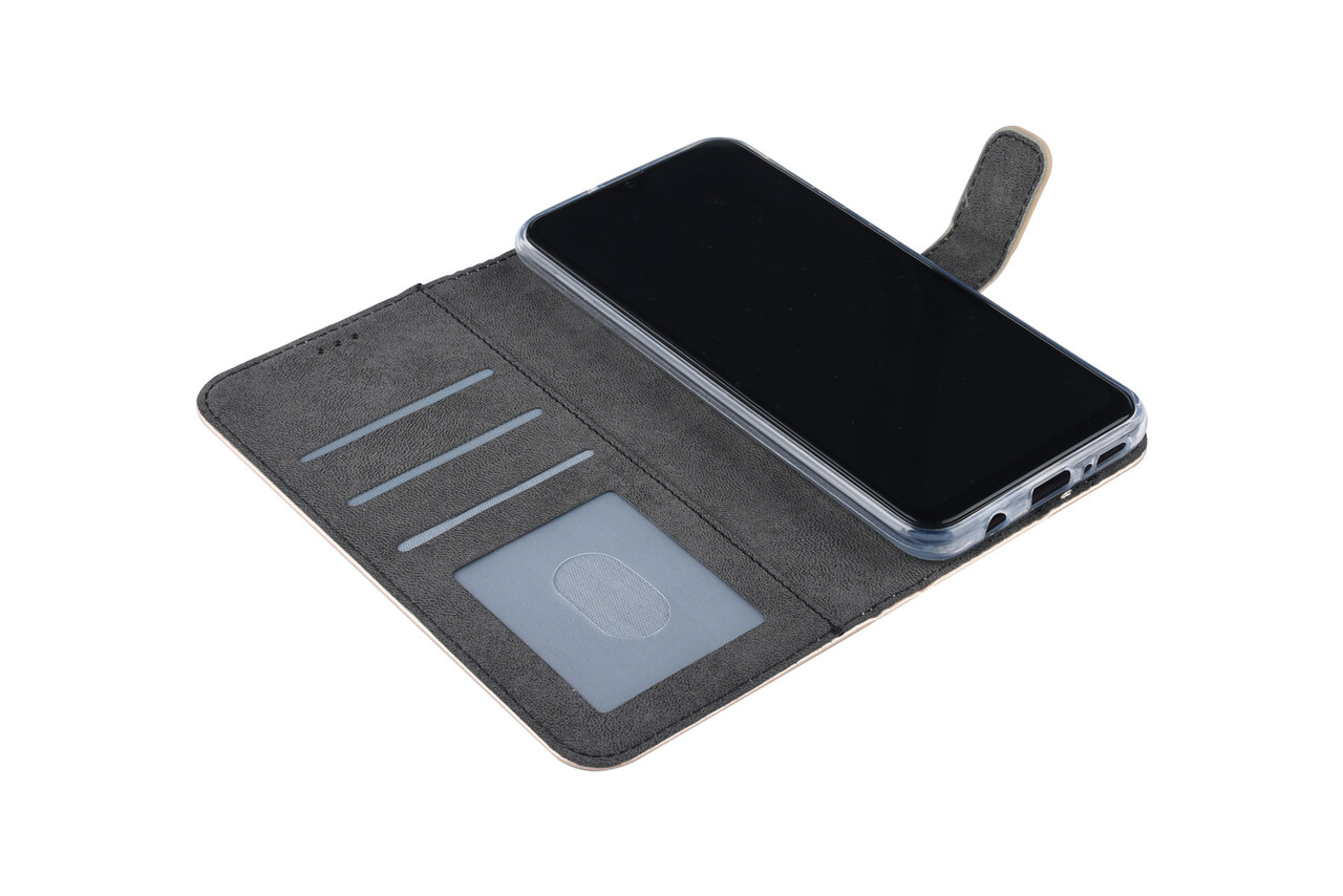 Samsung Galaxy A30 Titulaire de la carte Or Book type housse - Fermeture magnétique Samsung Galaxy A30 Titulaire de la carte Or Book type housse - Fermeture magnétique