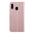 RoseGold hoesje Samsung Galaxy A30 Book Case - Pasjeshouder - Magneetsluiting (A305F)