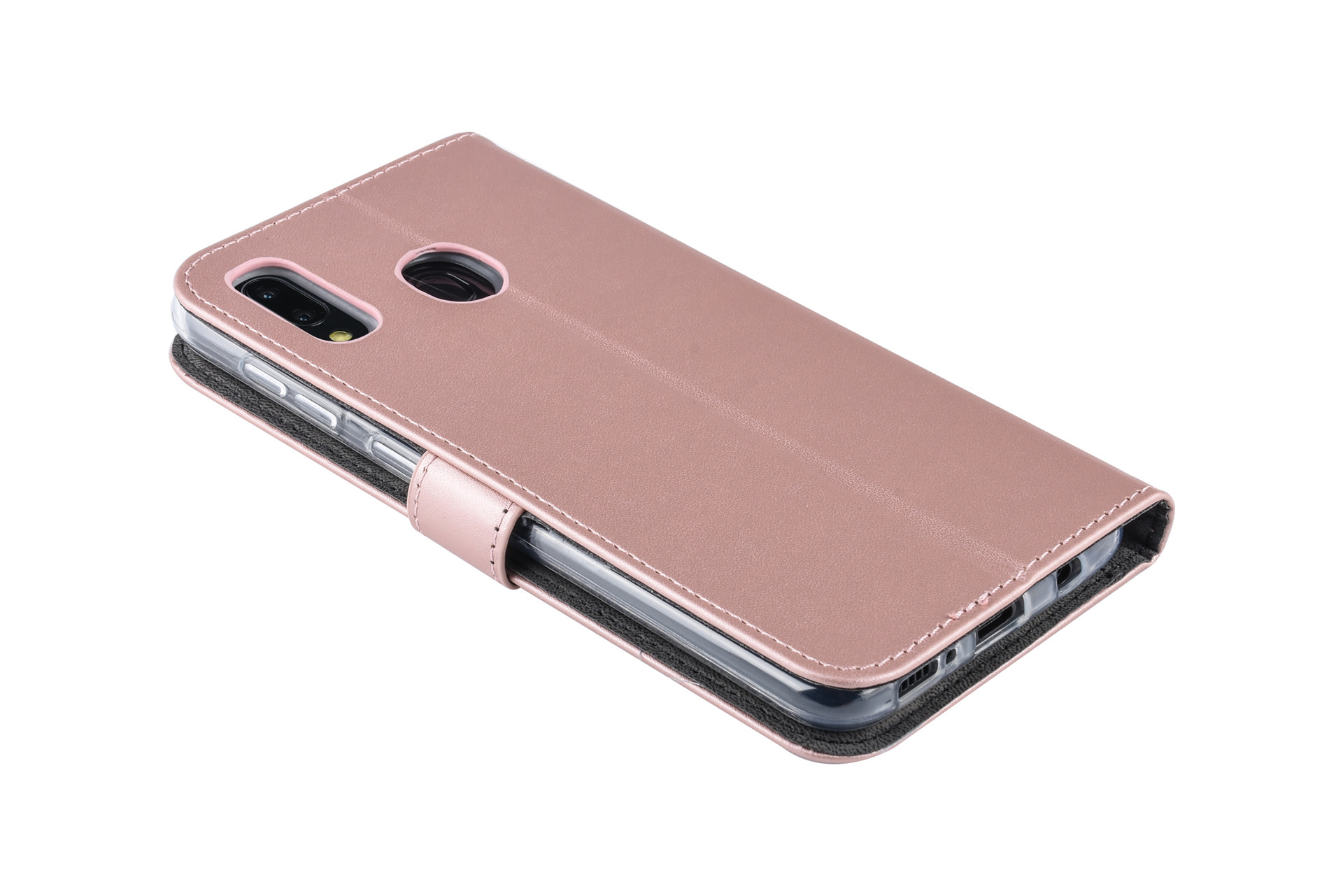 RoseGold hoesje Samsung Galaxy A30 Book Case - Pasjeshouder - Magneetsluiting (A305F), foto 3 van 6
