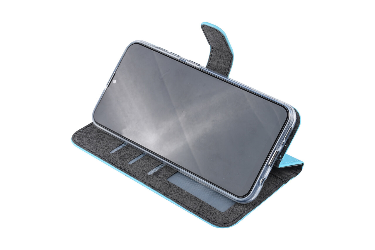 Samsung Galaxy A30 Titulaire de la carte Bleu Book type housse - Fermeture magnétique Samsung Galaxy A30 Titulaire de la carte Bleu Book type housse - Fermeture magnétique