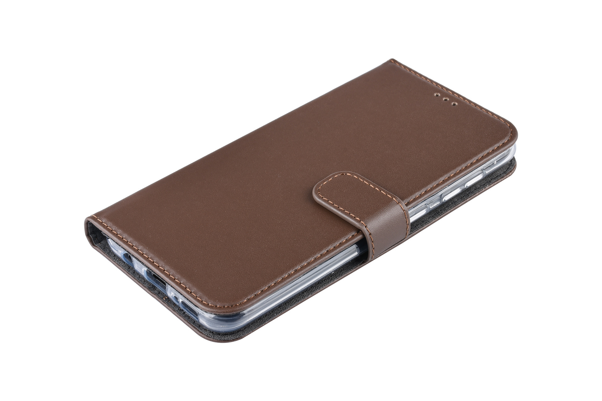 Bruin hoesje Samsung Galaxy A30 Book Case - Pasjeshouder - Magneetsluiting (A305F), foto 4 van 6