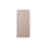 Huawei  P30 Kartenhalter Gold Book-Case hul -Magnetverschluss - Kunststof;TPU