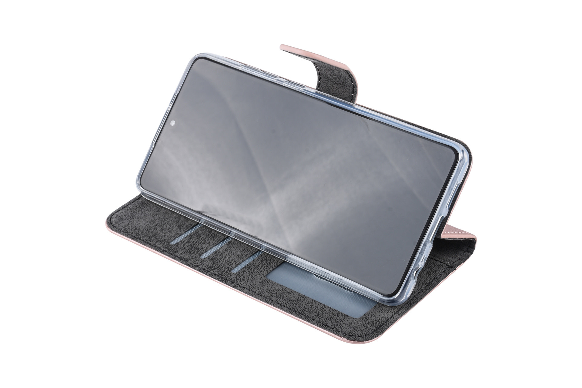 RoseGold hoesje Huawei P30 Book Case - Pasjeshouder - Magneetsluiting, foto 6 van 6