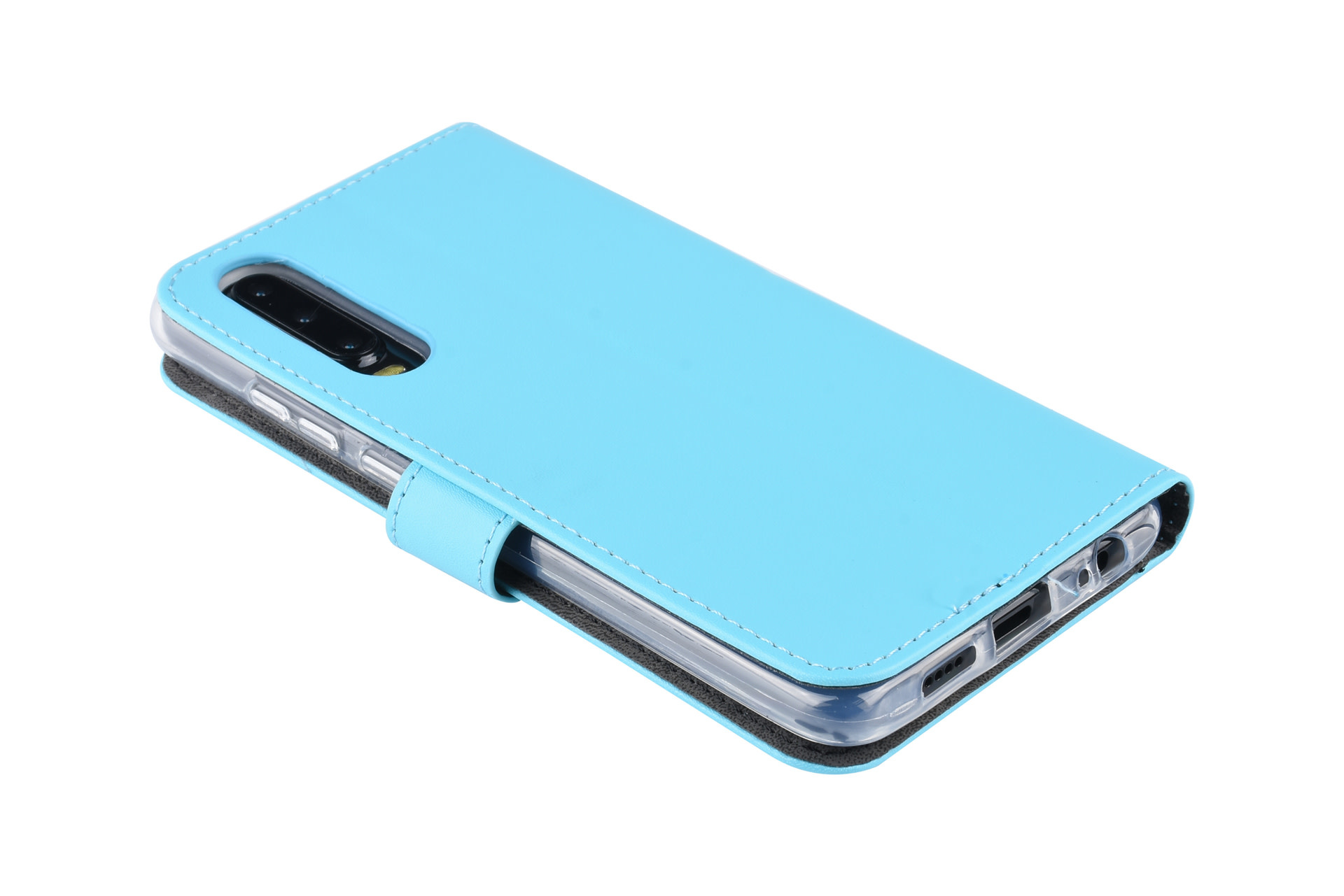 Blauw hoesje Huawei P30 Book Case - Pasjeshouder - Magneetsluiting, foto 3 van 6
