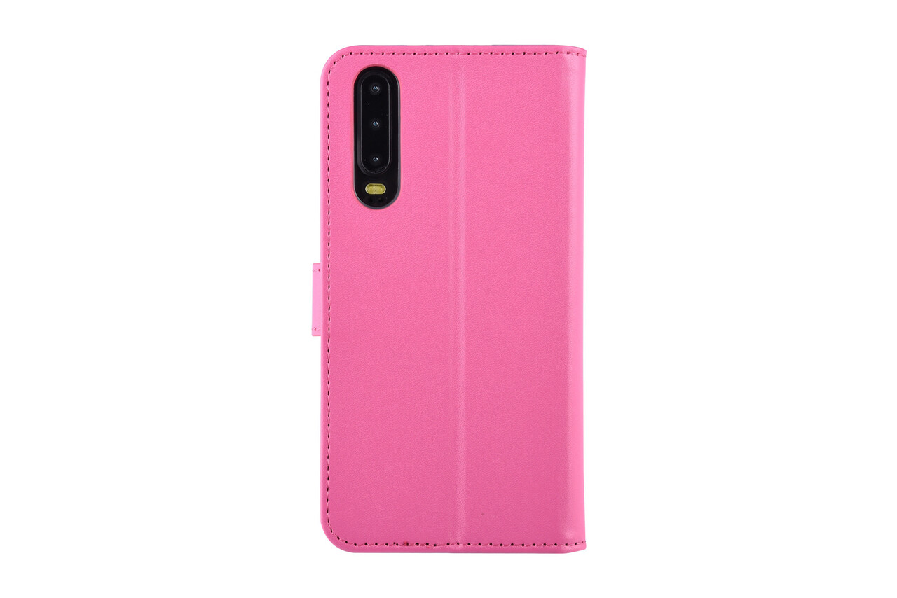Huawei P30 Card holder Pink Book type case for P30 Magnetic closure Huawei P30 Card holder Pink Book type case for P30 Magnetic closure