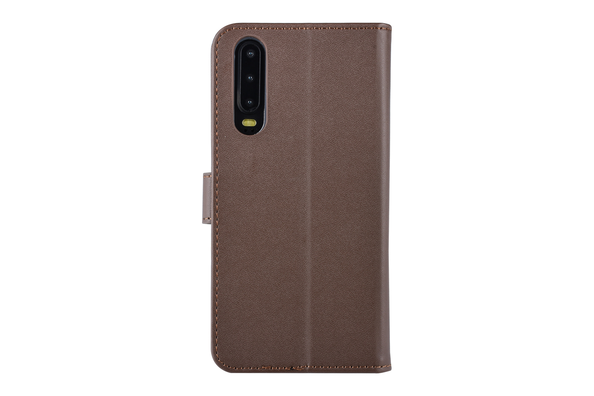 Huawei P30 Pasjeshouder Bruin Booktype hoesje - Magneetsluiting - Kunststof;TPU, foto 2 van 6