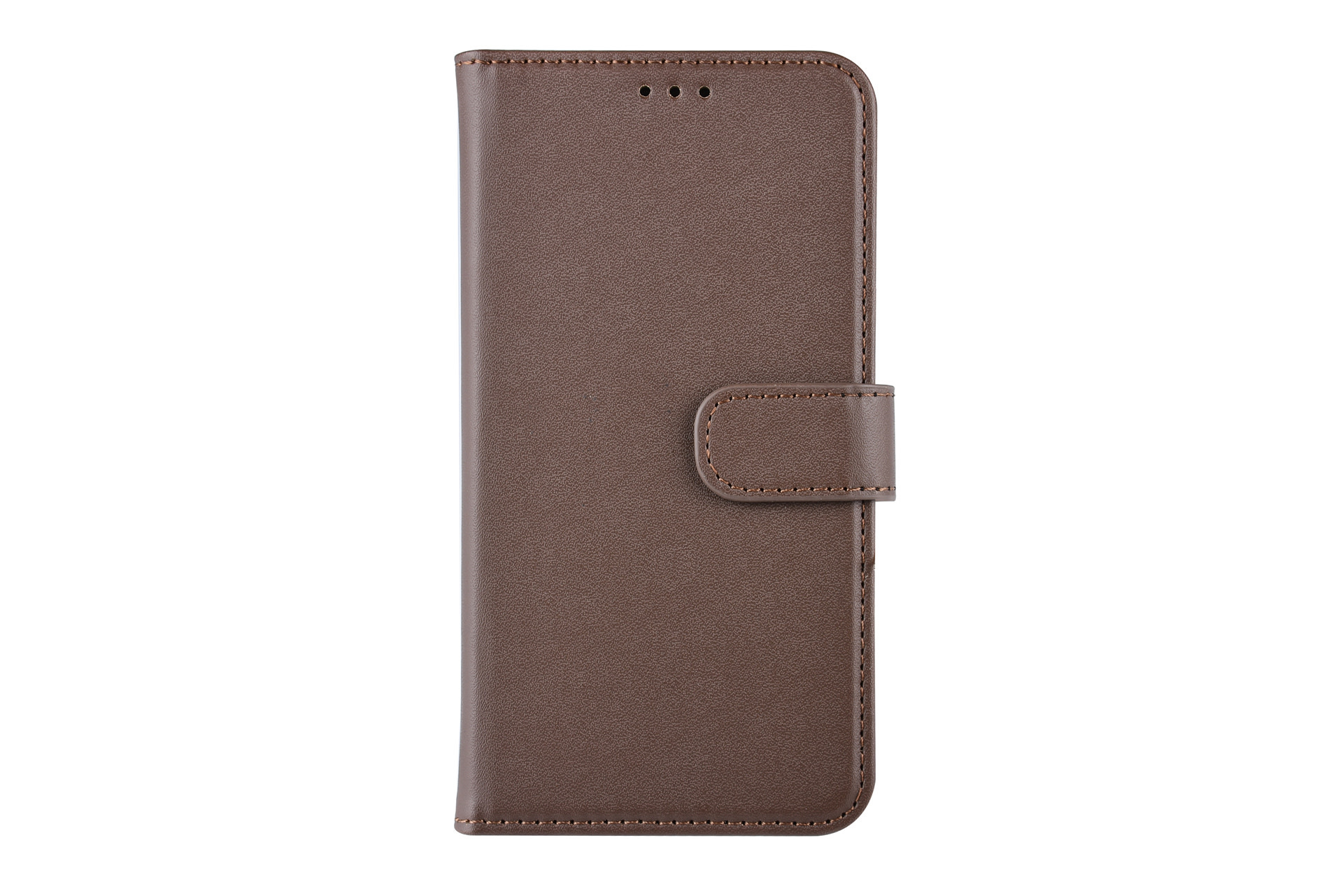 Huawei P30 Pasjeshouder Bruin Booktype hoesje - Magneetsluiting - Kunststof;TPU