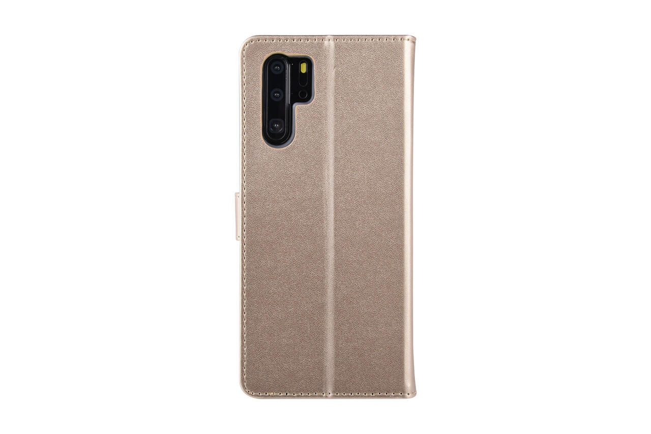 Huawei P30 Pro Card holder Gold Book type case for P30 Pro Magnetic closure Huawei P30 Pro Card holder Gold Book type case for P30 Pro Magnetic closure